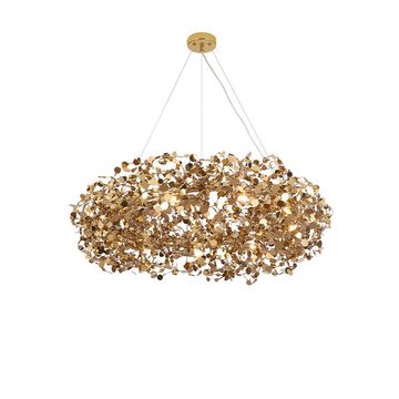 Люстра подвесная 9*G9 GARDEN SP9 D800 GOLD золото Crystal Lux