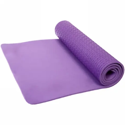 Коврик для йоги 7 мм 61х183 см «Легкость», фиолетовый