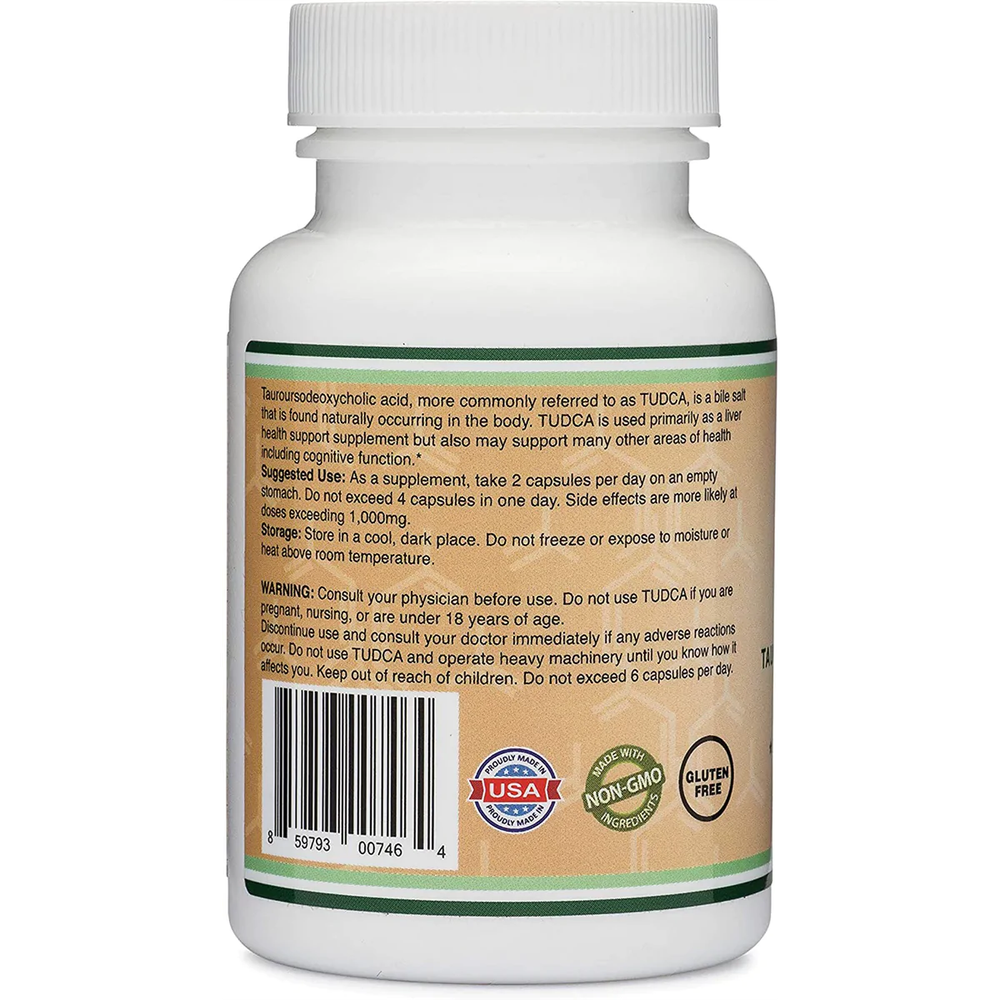 Double Wood Supplements - Tudca 60 capsules