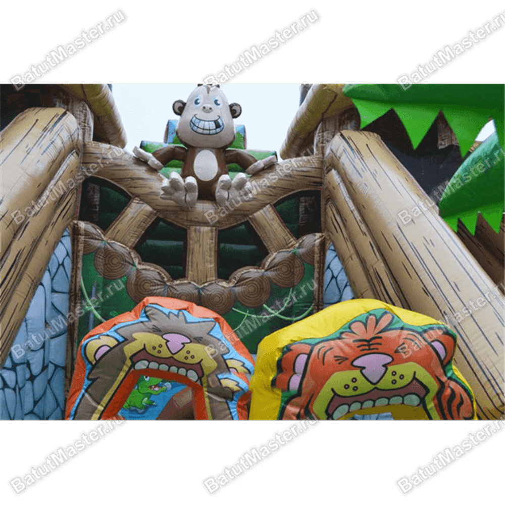 Надувной батут "Лесной мостик"