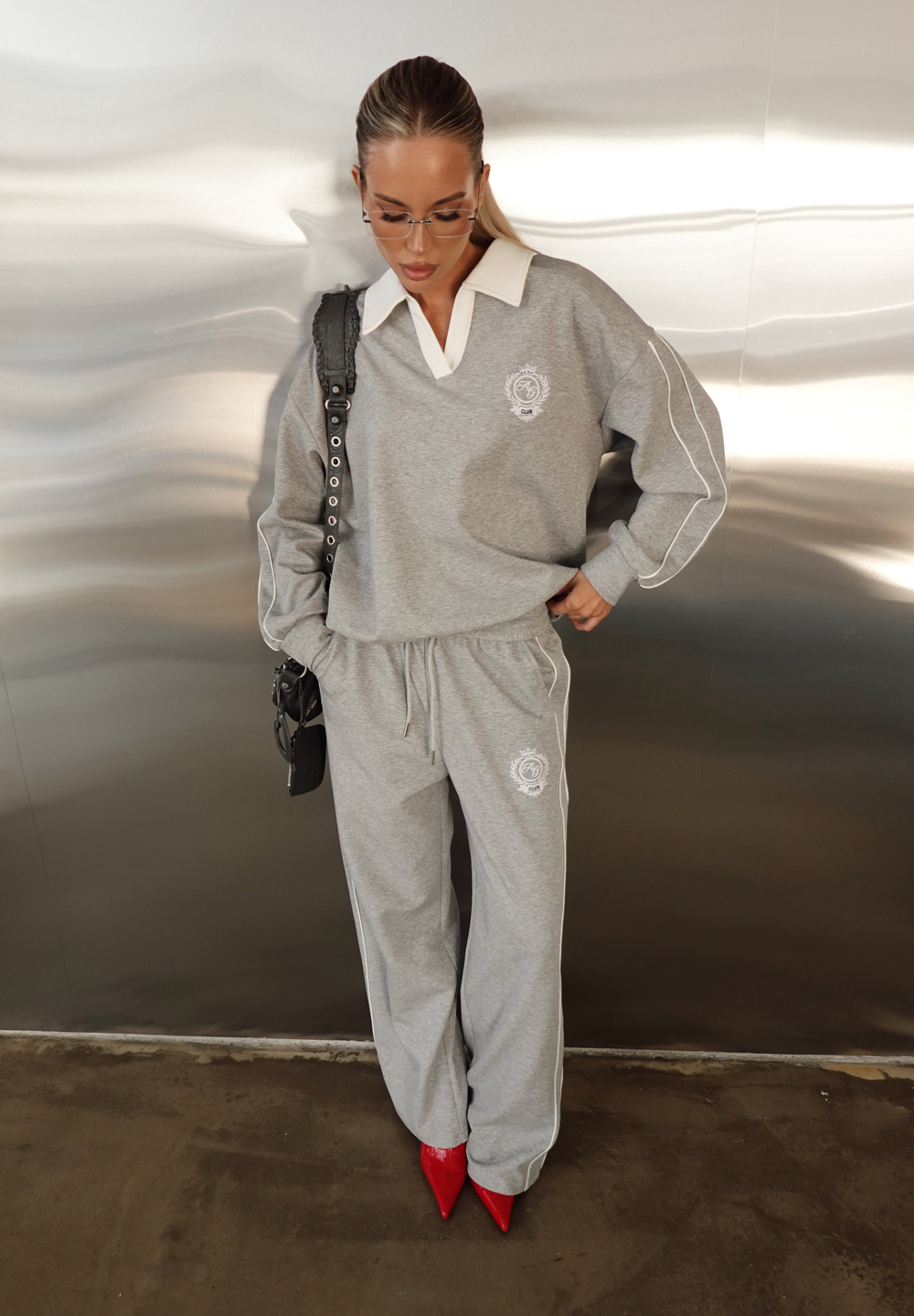 Костюм спортивный из трикотажа с поло