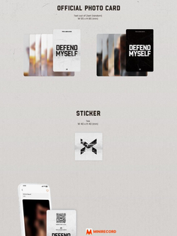 Альбом X:IN - DEFEND MYSELF 3rd Mini Album PLATFORM Version