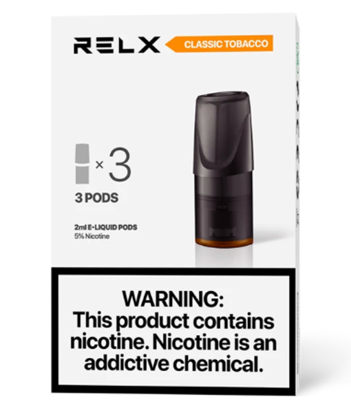 Купить Сменный Картридж RELX 2ml Classic Tobacco 5% (упаковка из 3шт)