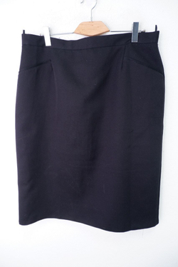 Юбка базовая черная 56 размер