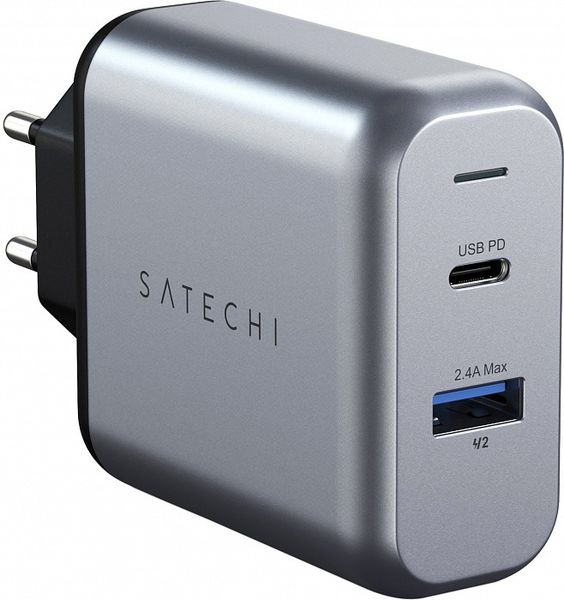 Сетевая зарядка Satechi 30W Dual-Port Wall Charger ST-MCCAM-EU