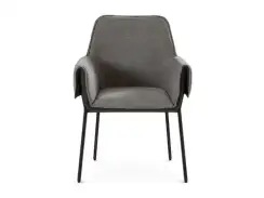 Стул Notti, темно-серый шенил, экокожа