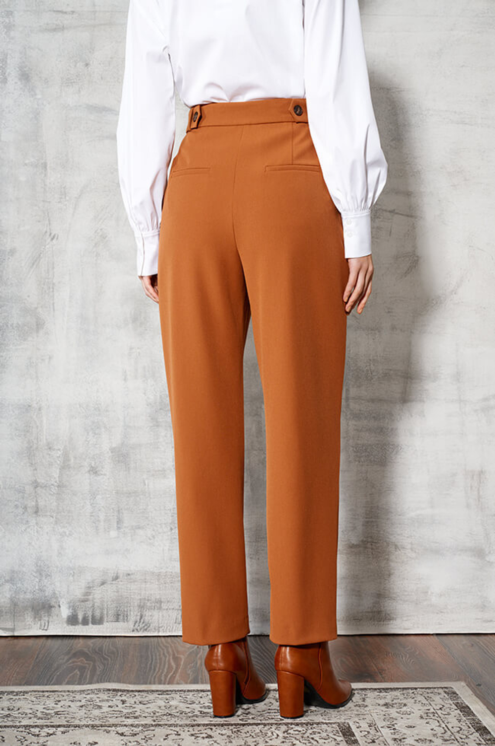 3850 Брюки женские (охра)