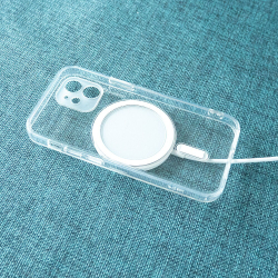 Прозрачный чехол с беспроводной зарядкой Magsafe для телефона iPhone 12 и 12 Pro