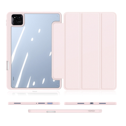 Чехол книжка розового цвета для Xiaomi Pad 8, 8 Pro и Pad 7, 7 Pro, серия Toby Series Case от Dux Ducis