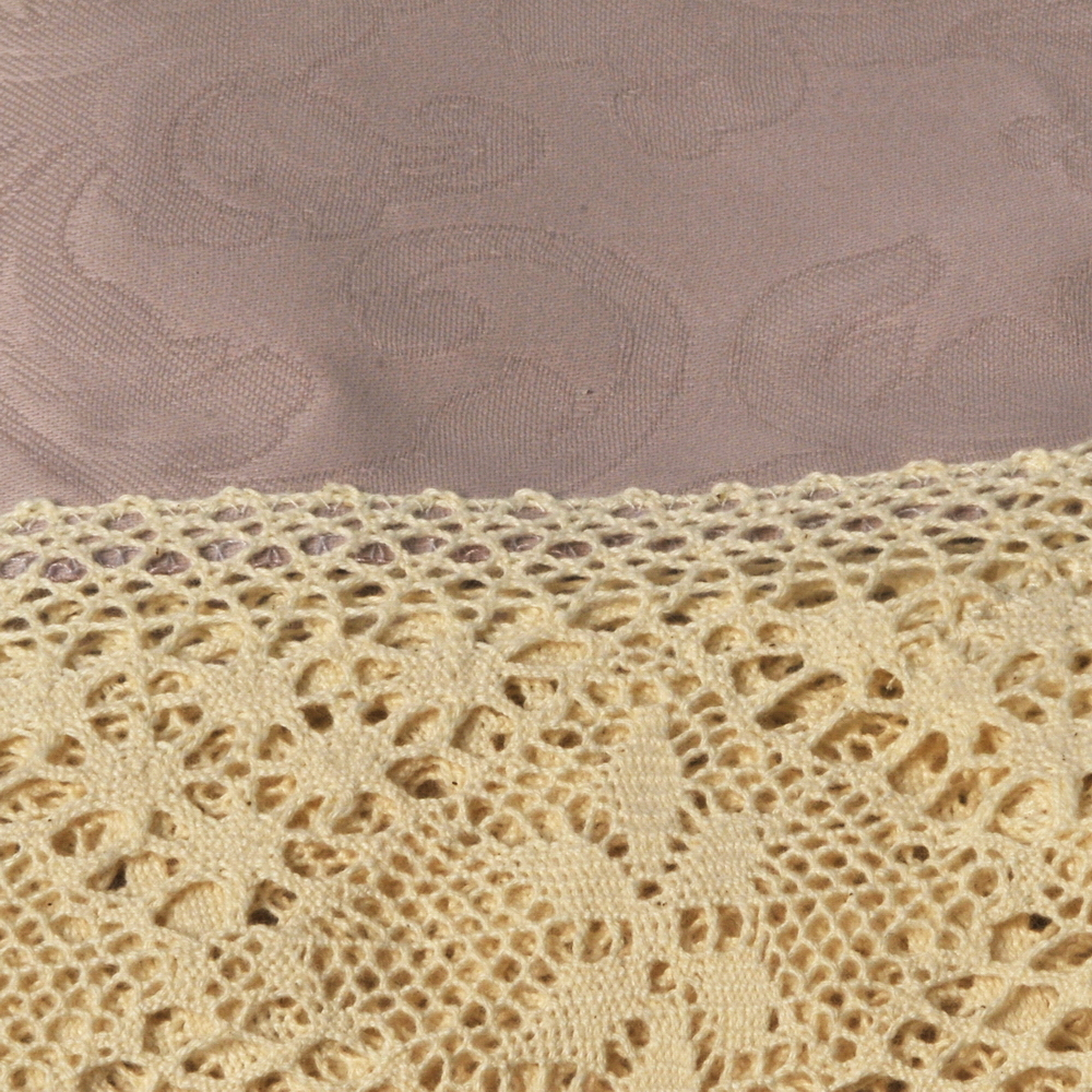 Скатерть 160x230 Old Florence Фиандра Резината розовая Италия