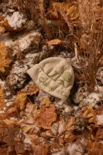 Шапка Called a Garment Pathway Logo Beanie молочный / зеленое яблоко