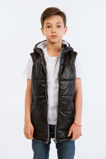 Жилет для мальчика "Хэппи" черный