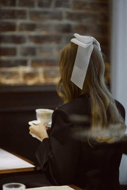 Бант с лентами вбок