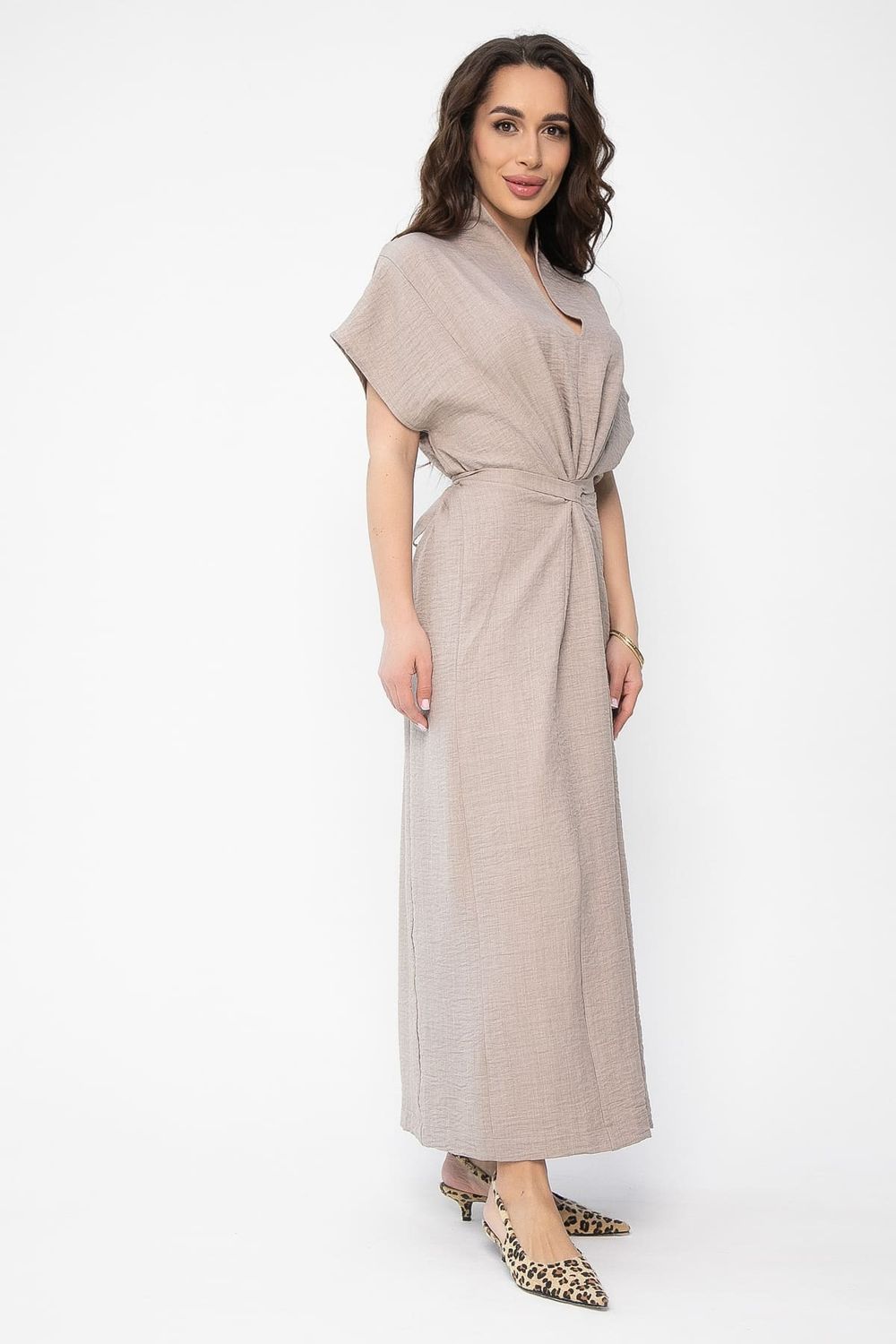 Платье Исландия (серо-коричневое) П13623-30М LT Collection