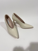 Туфли из плетеной кожи BARBARA MILK