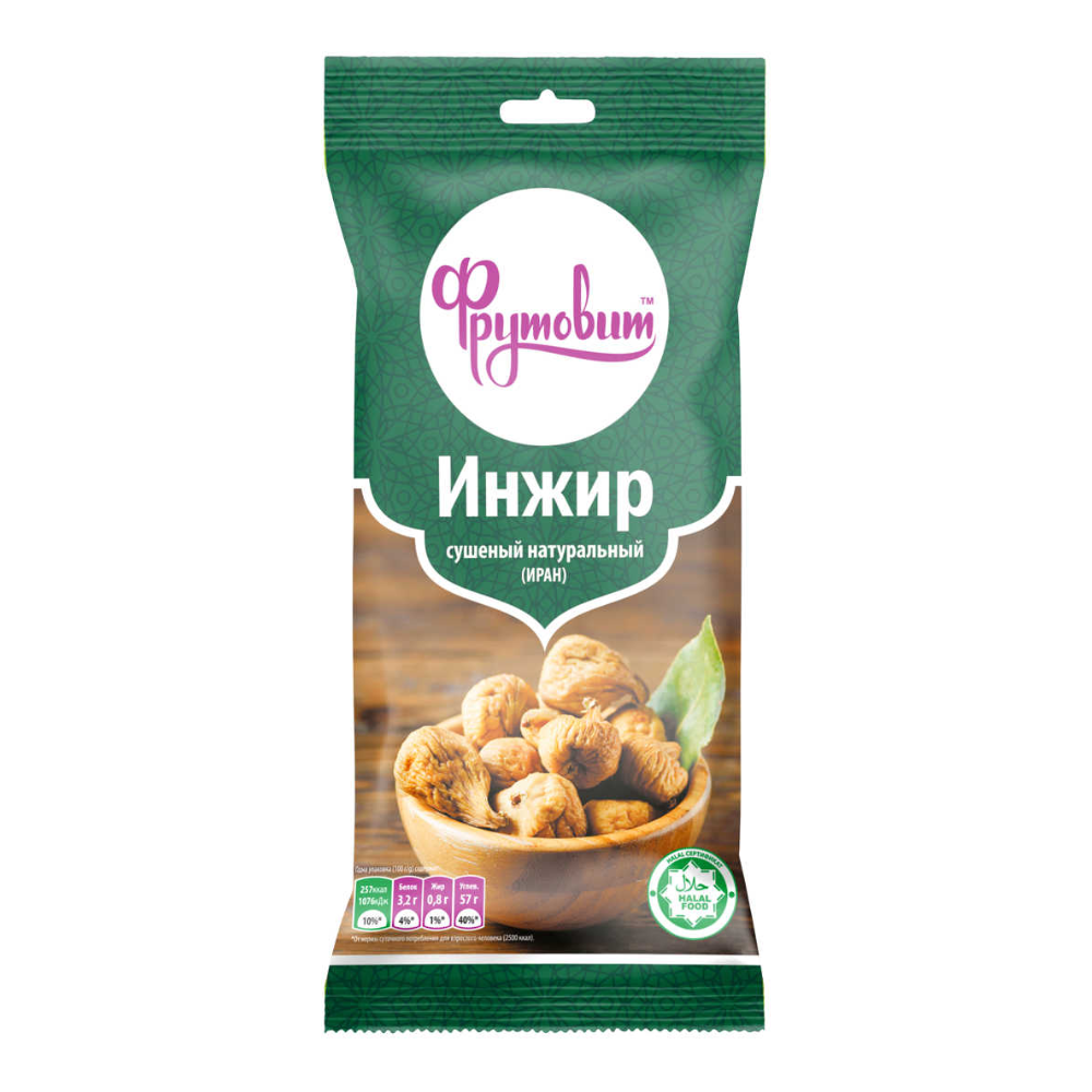 Инжир Фрутовит сушеный натуральный 100 гр