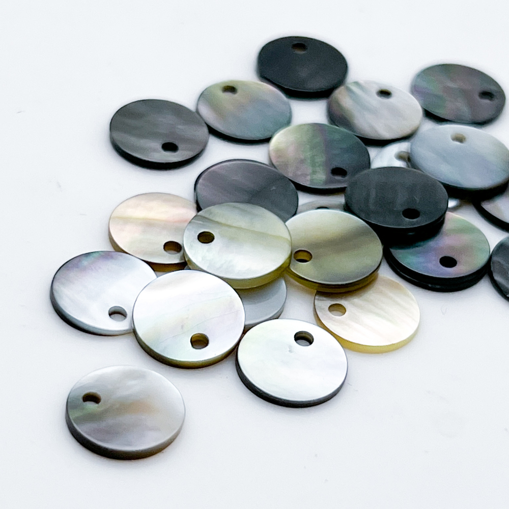 Перламутр, подвеска, размер около 10 мм, цена за 1 шт