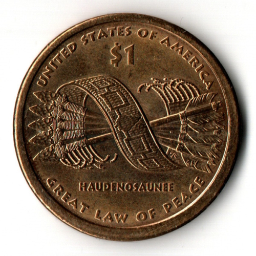 1 доллар. Сакагавея-Индианка 2010 год - Стрелы