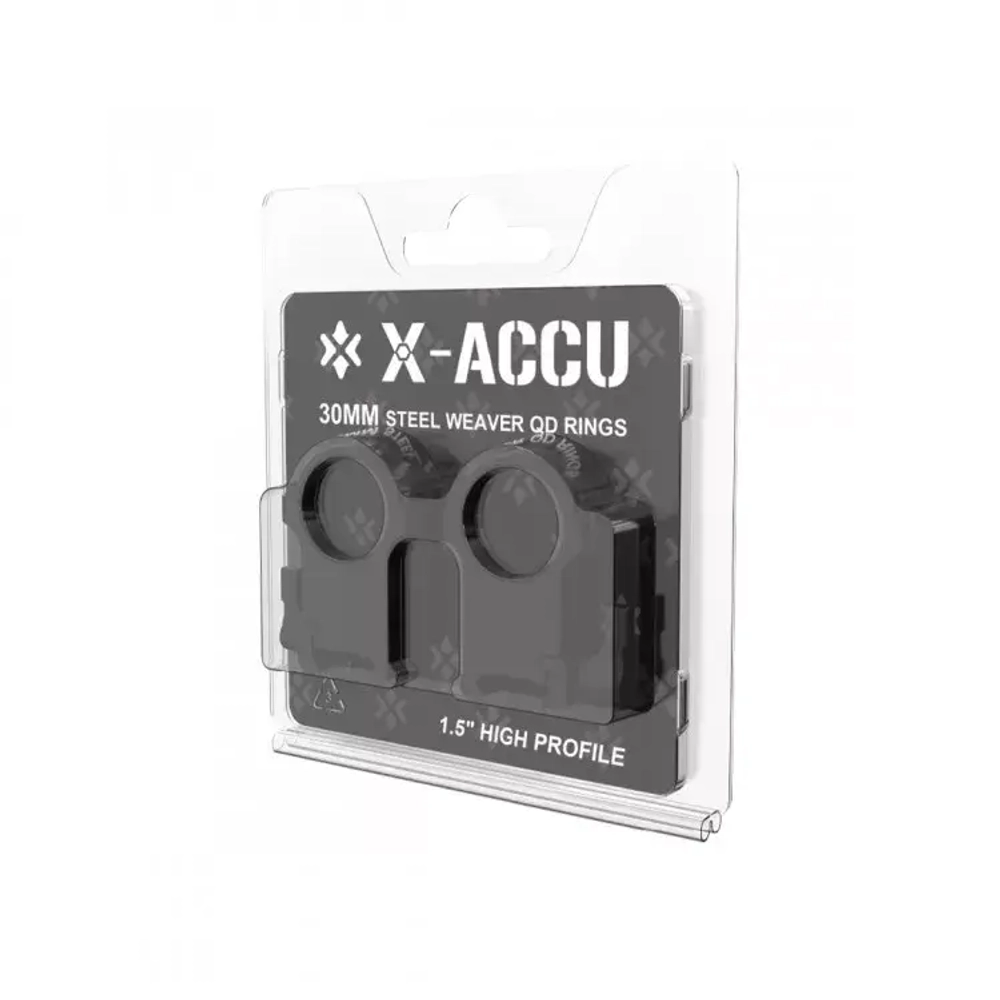 Крепление Vector Optics 30mm STEEL HIGH QD WEAVER RINGS (XASR-SQ13)