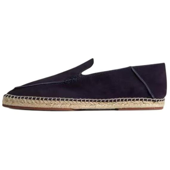 Loro Piana Suede Slip-On 'Deep Blue'