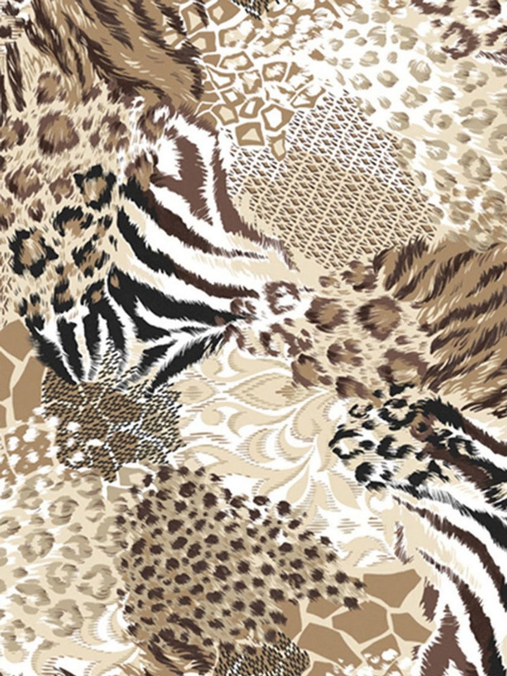 Постельное белье Сказка "Сафари" семейное Наволочка 50х70 см 2 шт Простынь 240х215 см Пододеяльник 145х215 см(2шт) , перкаль