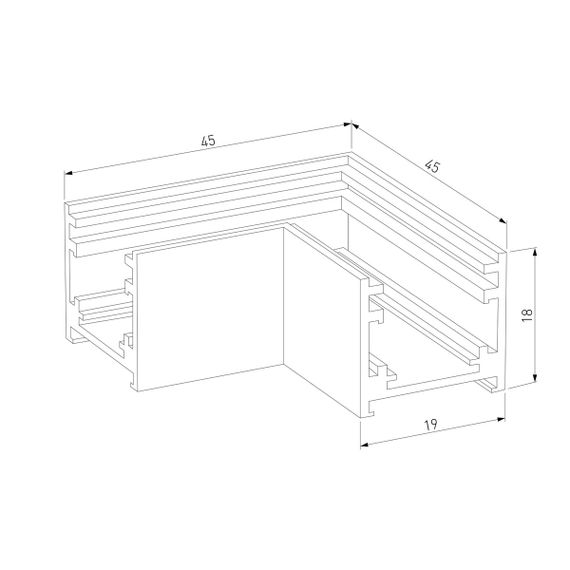 Коннектор L-образный Elektrostandard Titan Line 85224/00 a069716