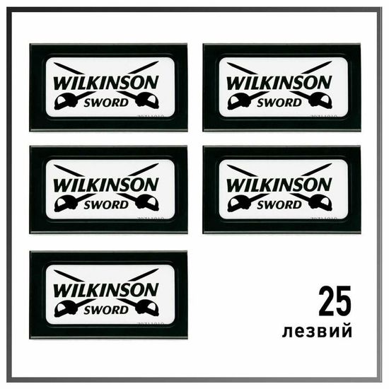 Сменные Лезвия Wilkinson 5 пачек по 5 шт (25 лезвий)
