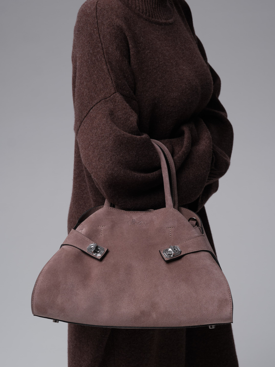 Замшевая сумка DBR 30985 капучино