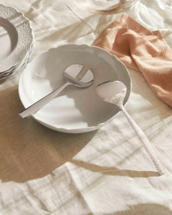 Alessi - Набор ложек для салатов 28см. / артикул   MW03/14  / GTIN 8003299319435
