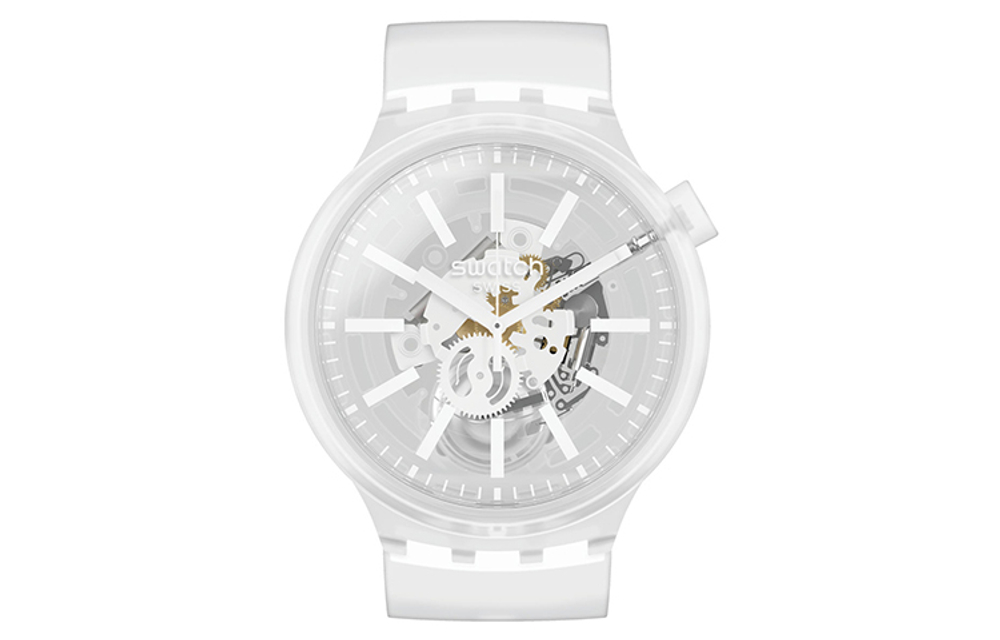 SWATCH Women's 47mm White Watch SO27E106