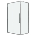 Душевое ограждение Grossman Cosmo 100.K33.02.100.10.00-200.K33.02.100.10.00 (100х100х195) раздвижная,хром,стекло прозрачное,2 места