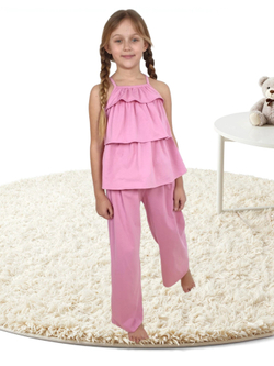 02-160-3 Комплект для девочки (джемпер+ брюки)