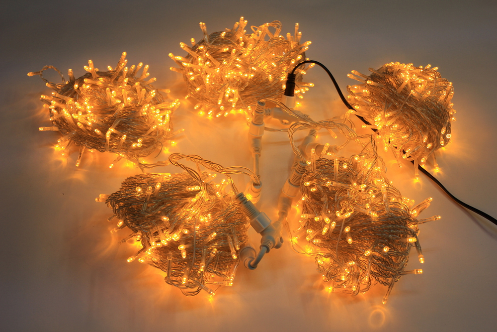 LED-PLS-200*5-20M*5-24V-Y/C-F(Y) (20) 5 нит., желтый c F(Y) на прозр. пров. с 230V/24V/60W трансф