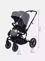 Коляска детская 2-в-1 Rant "Brilliant" RA010 Koala Grey