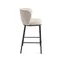 Полубарный стул Ciselia 65 см, бежевый шенилл