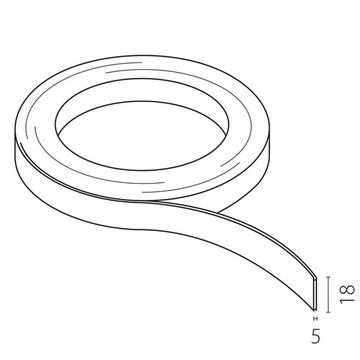 Шинопровод гибкий 48V 10м 510107 черный Due Hermes Lightstar