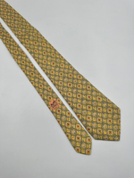 Галстук жёлтый Hermes