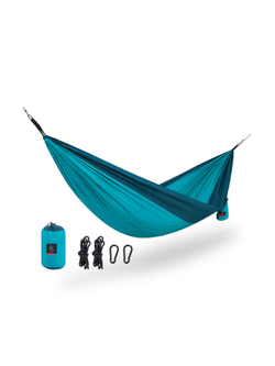 Гамак Naturehike NH21DC011 340T двухместный ультралегкий синий, 6927595713594