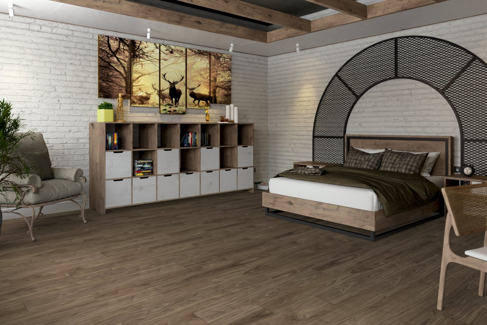 LVT-плитка Damy Floor Орех Американский/American Walnut