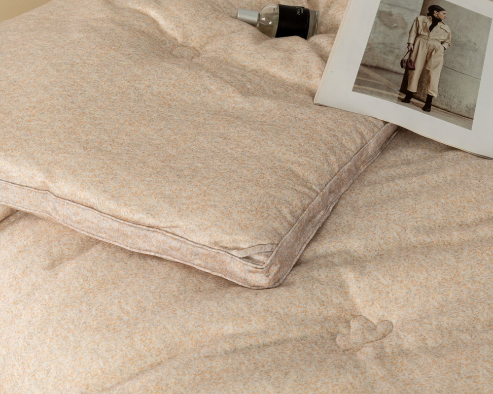 Одеяло-покрывало стёганое «Уютный акцент», цв. кремовый, 200*230 см