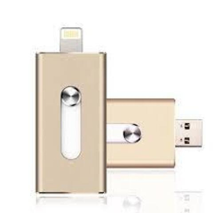 USB накопитель iStook 209 16Gb iPhone 5/6/6+/iPad gold