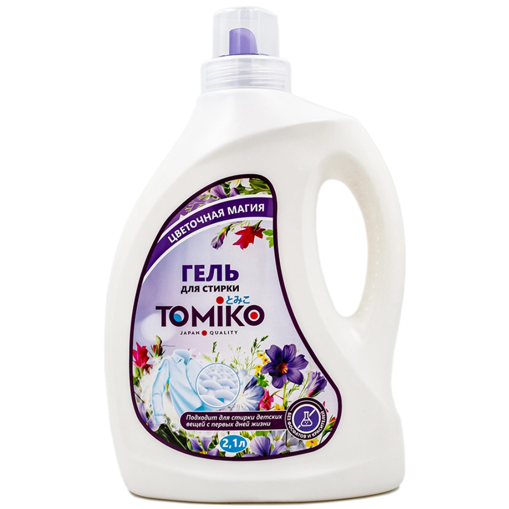 Гель для стирки Tomiko Цветочная магия 2.1 л