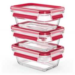 Набор контейнеров Tefal Masterseal Glass 3 предмета F1050110