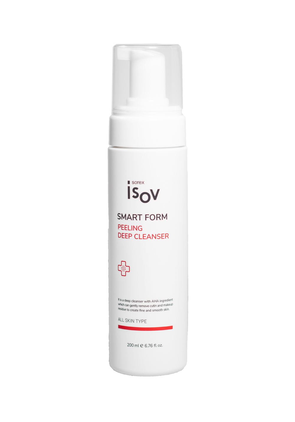 Isov Smart Foam Peeling Deep Cleanser Айсов пенка для умывания с АНА кислотами