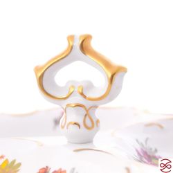 Менажница Queen's Crown Мейсенский букет 24см