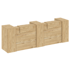 Onix Ресепшн O.R-K-13 Тиквуд Светлый 3652*766*1187