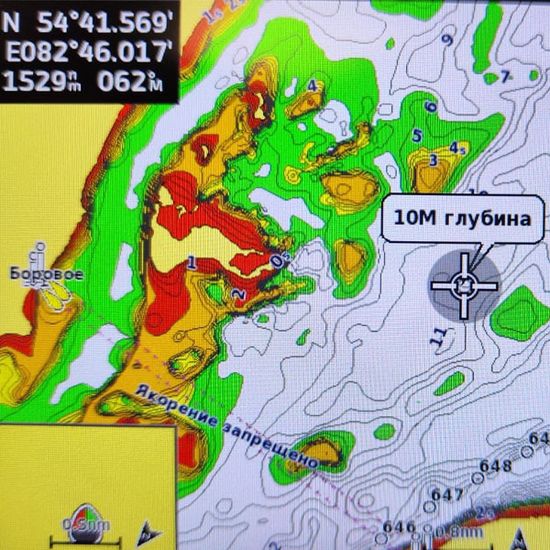 Байкал, Новосибирское и Красноярское вдхр. карта глубин для Garmin Navionics+ NSEU070R