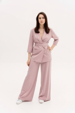 Брюки палаццо сатин