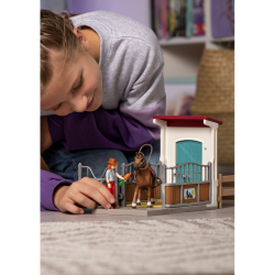 Schleich S 42710 — Денник с Ханной и Кайенн — фото 4