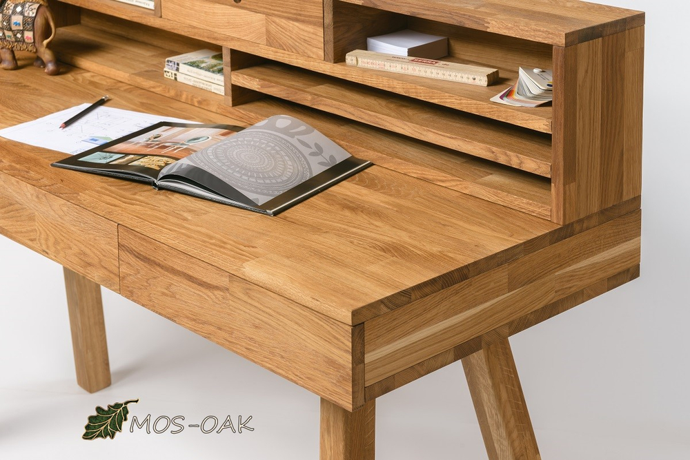 Стол письменный из массива дуба Модерн 2 (Бостон-2)